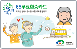 천안군 65무료환승카드 노인용